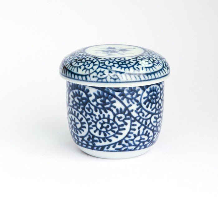 Tasse en céramique du Japon - Mushi chawan Karakusa