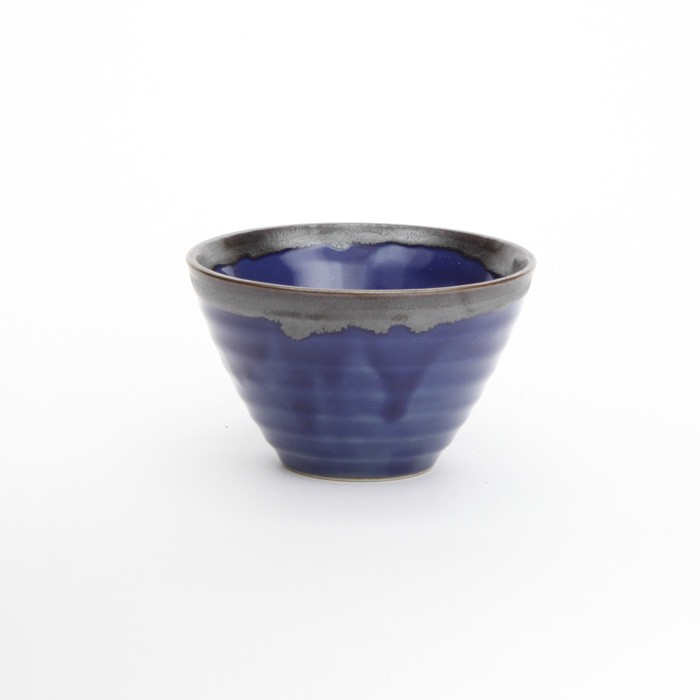 Tasse en céramique du Japon Koi Bleu