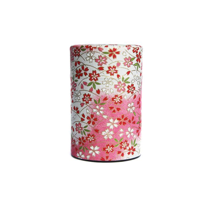Boîte à Thé Japon Papier Washi - Les élégantes Sakura Rose 75g