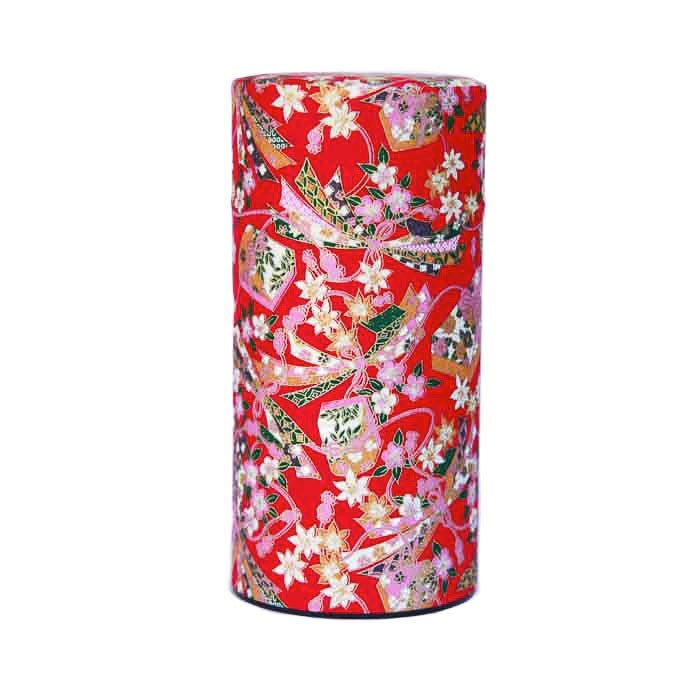Boîte à Thé Japon papier Washi - Les élégantes Furoshiki rouge