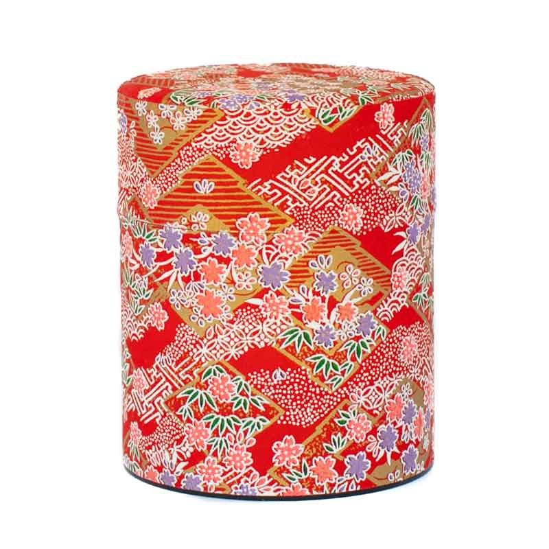 Boîte à Thé Line Rouge - Japon Papier Washi 150G