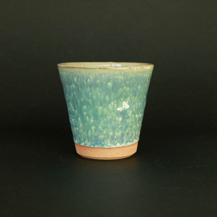 Bol en céramique Japon - Fossette Bleu Clair