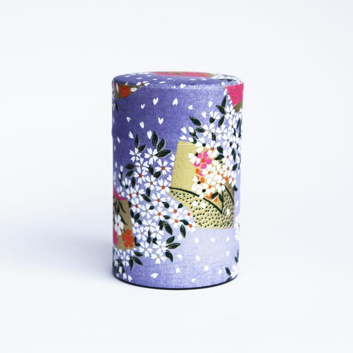 Boîte à Thé Japon - Les élégantes Pivoine violet - Papier washi