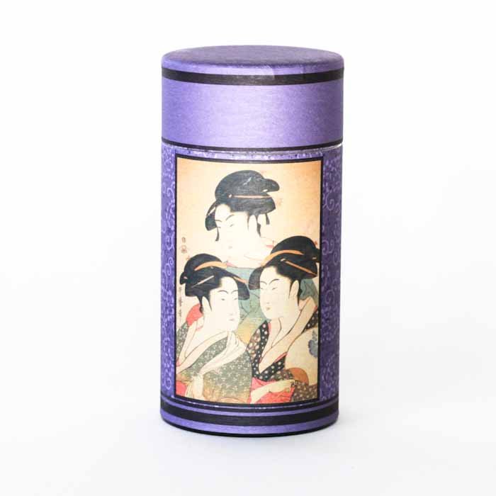 Boîte à thé Japon - Scènes Japonaises "les trois beautés" - Papier Washi