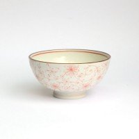 Bol japonais en porcelaine - Modèle Kusea Rouge