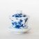 Gaïwan porcelaine de Chine - Pivoine Bleue (petit modèle)