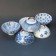 Coffret de 5 bols en porcelaine du Japon - Modèle Kaiga