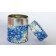 Boîte à Thé en papier Washi Japon - Modèle Sakura bleu clair 200g