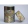 Boîte à Thé Papier Washi Japon - Les élégantes Fleur d'Or Gris 75g